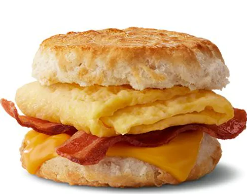 McDonald’s Bacon, Egg & Cheese Biscuit Price, Nutrition, Allergen