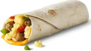 McDonald’s Sausage Burrito Price, Nutrition, Allergen